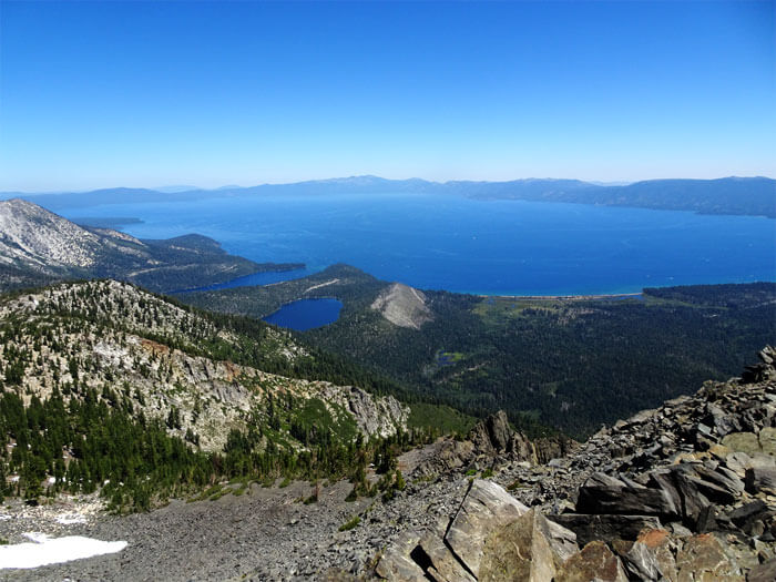 Views from the top of Mtn. Tallac.