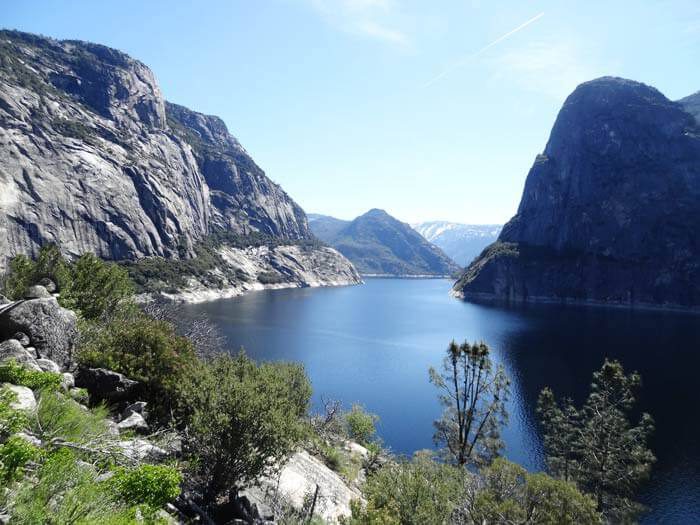 Views from the trail.  Hetch Hetchy.  Yosemite National Park