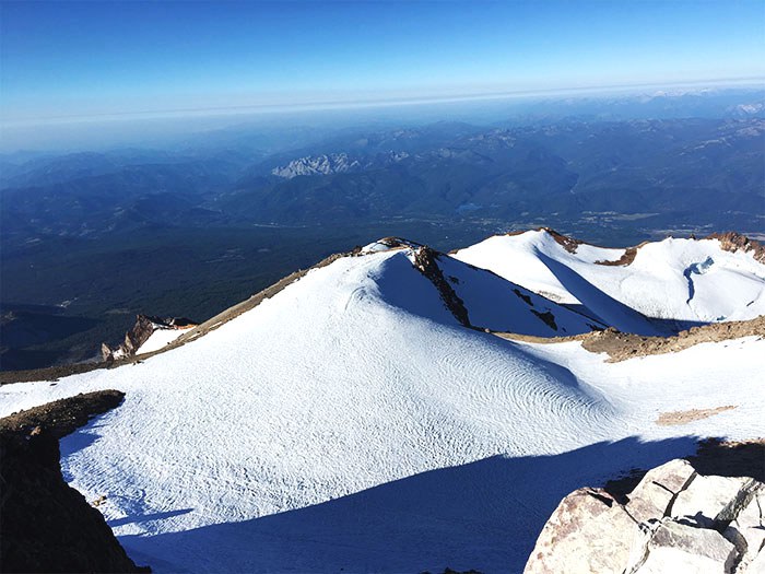 Views from the summit!  Mt. Shasta