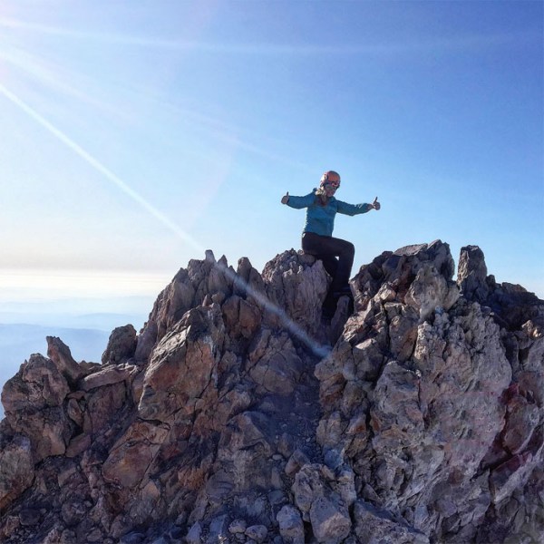 Glorious moment on the summit!  Elev: 14,180ft.