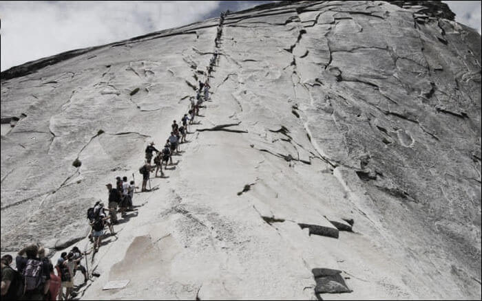 Hike Half Dome Solo