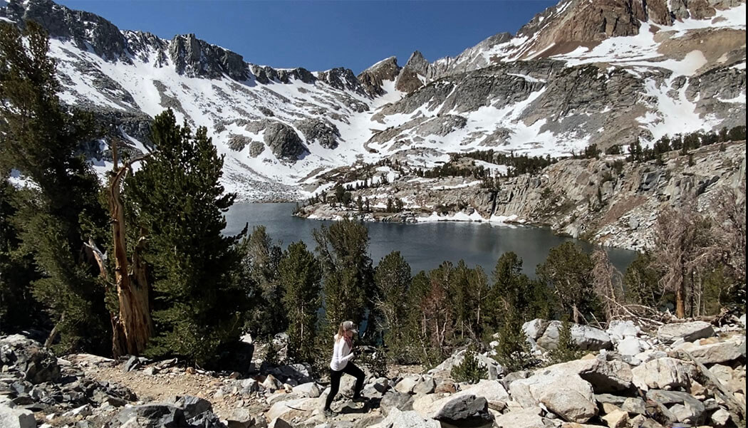 Olya On The Trail | McGee Lake via McGee Creek Trail