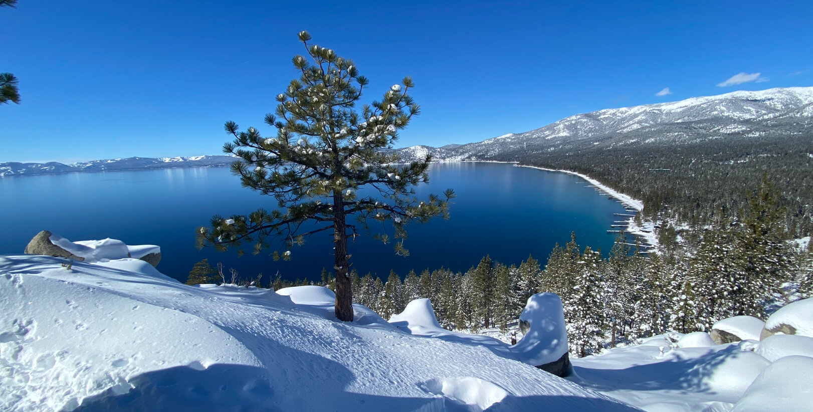 Monkey Rock in Winter